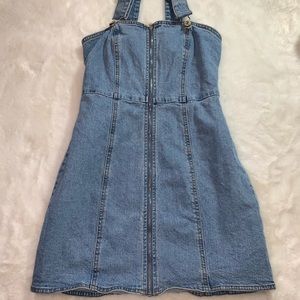 Denim Overall Dress